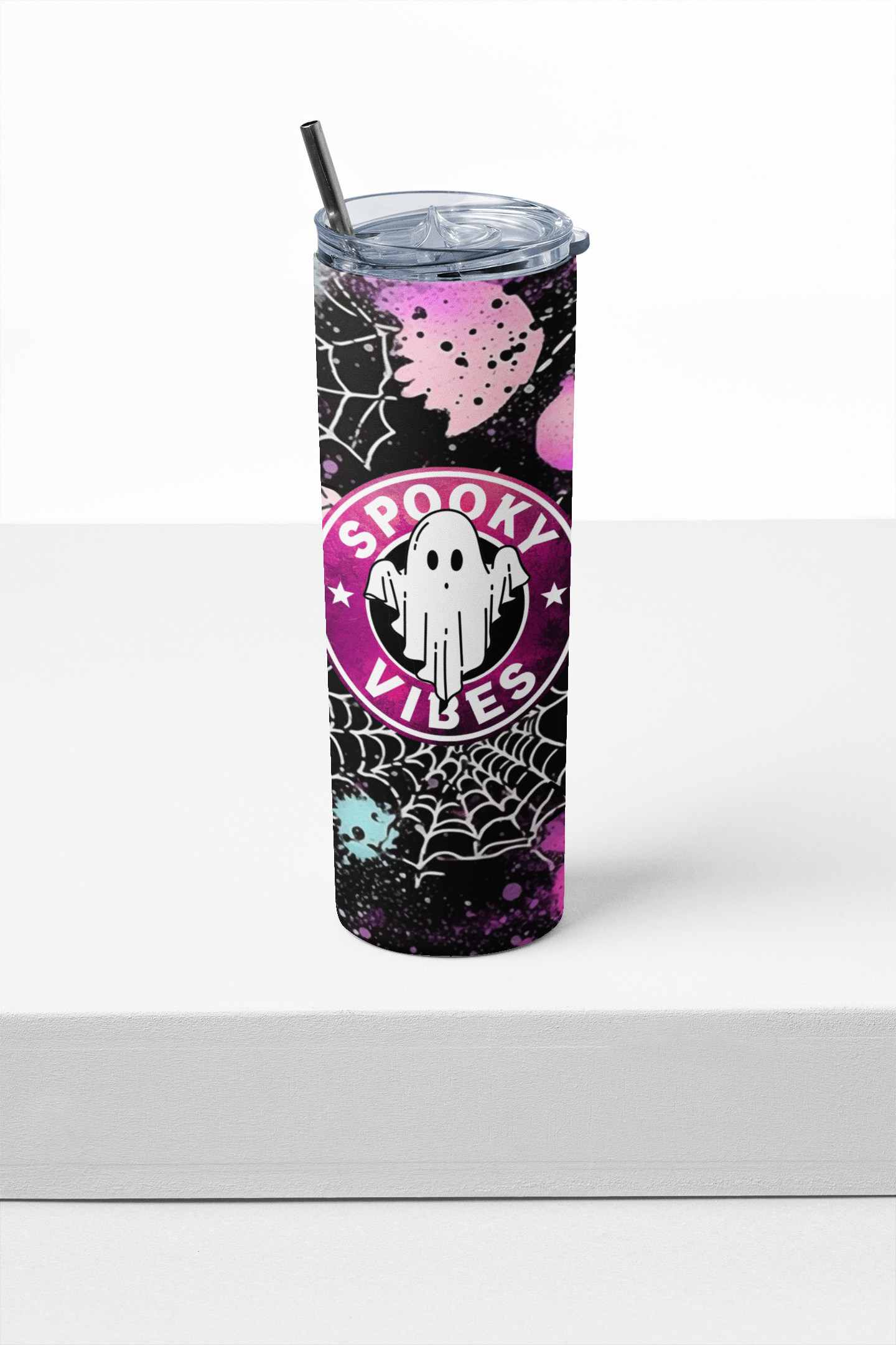 Spooky Vibes Thermal Skinny Tumbler