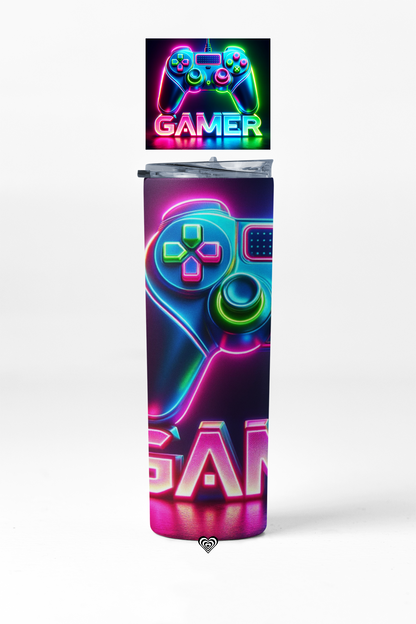 Gamer Thermal Skinny Tumbler