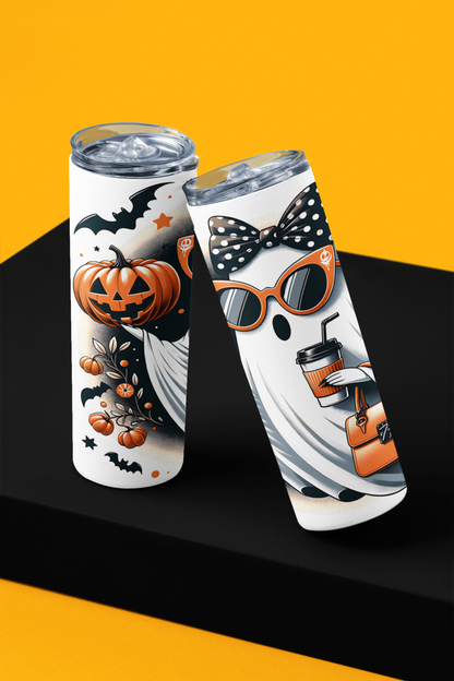 Boo Basket Personalised Thermal Skinny Tumbler