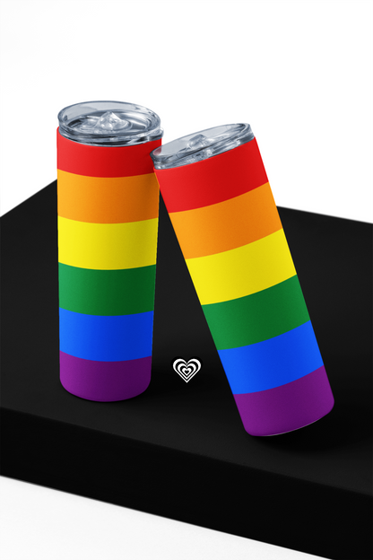 LGBTQ Thermal Skinny Tumbler