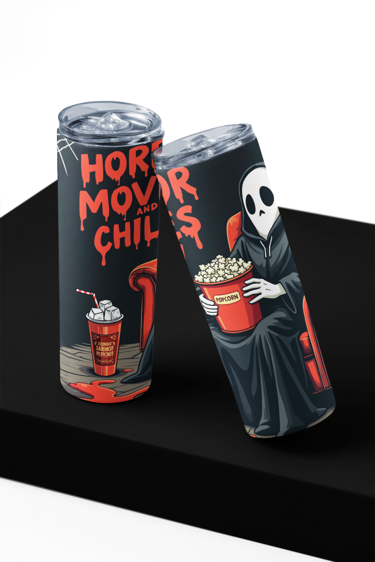 Horror Movie Thermal Skinny Tumbler