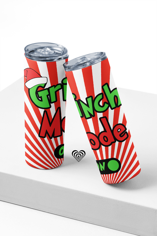 Grinch Mode Thermal Skinny Tumbler