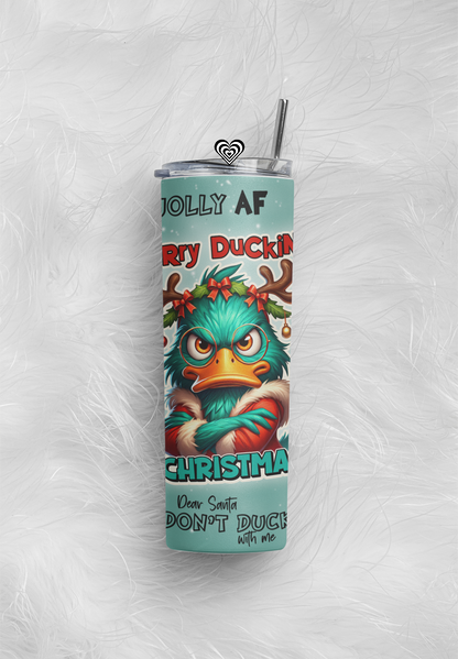 Funny Duck Thermal Skinny Tumbler