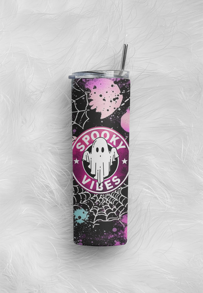 Spooky Vibes Thermal Skinny Tumbler