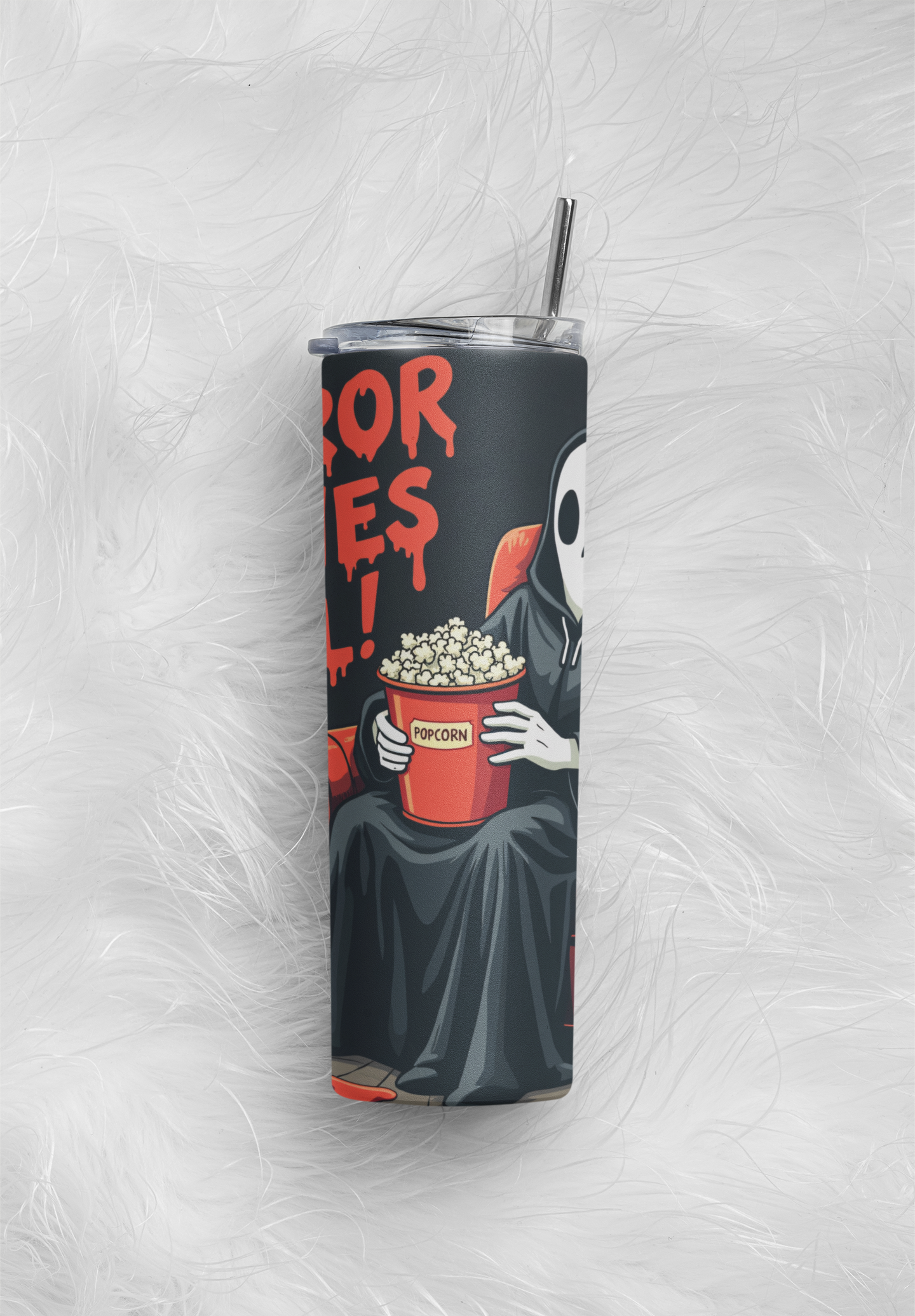 Horror Movie Thermal Skinny Tumbler