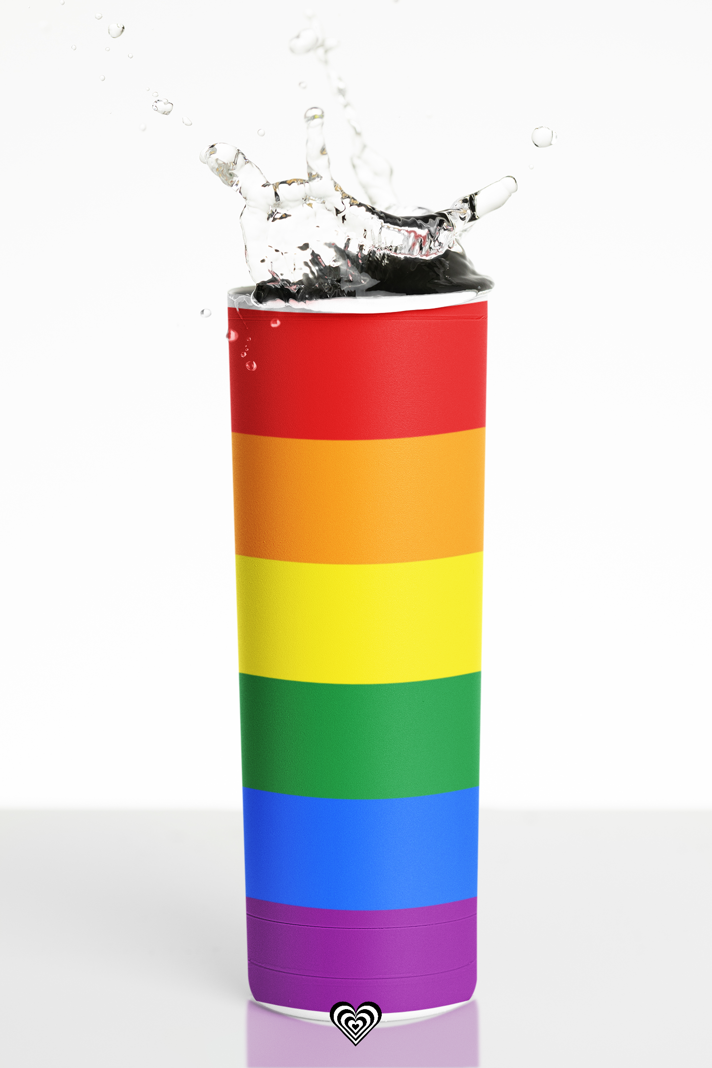 LGBTQ Thermal Skinny Tumbler