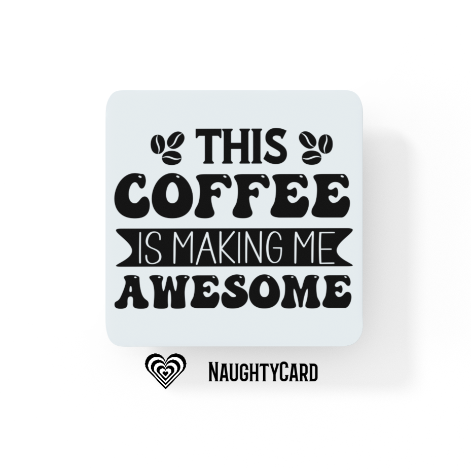 Coffee Lover Gift Glass Coaster Gift