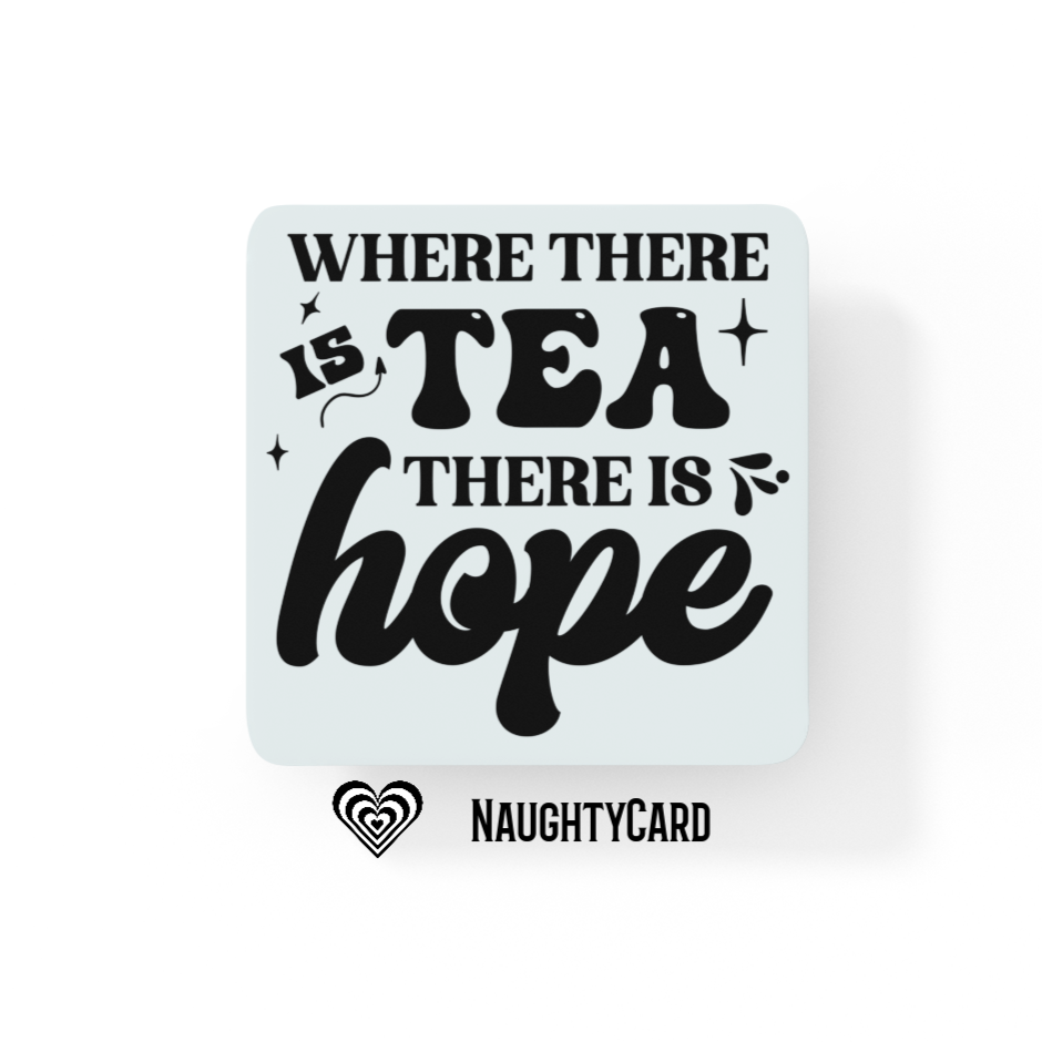 Tea Coaster from Naughtycard