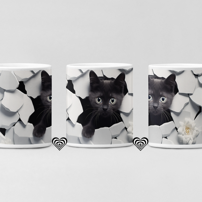 Cat 3D Mug