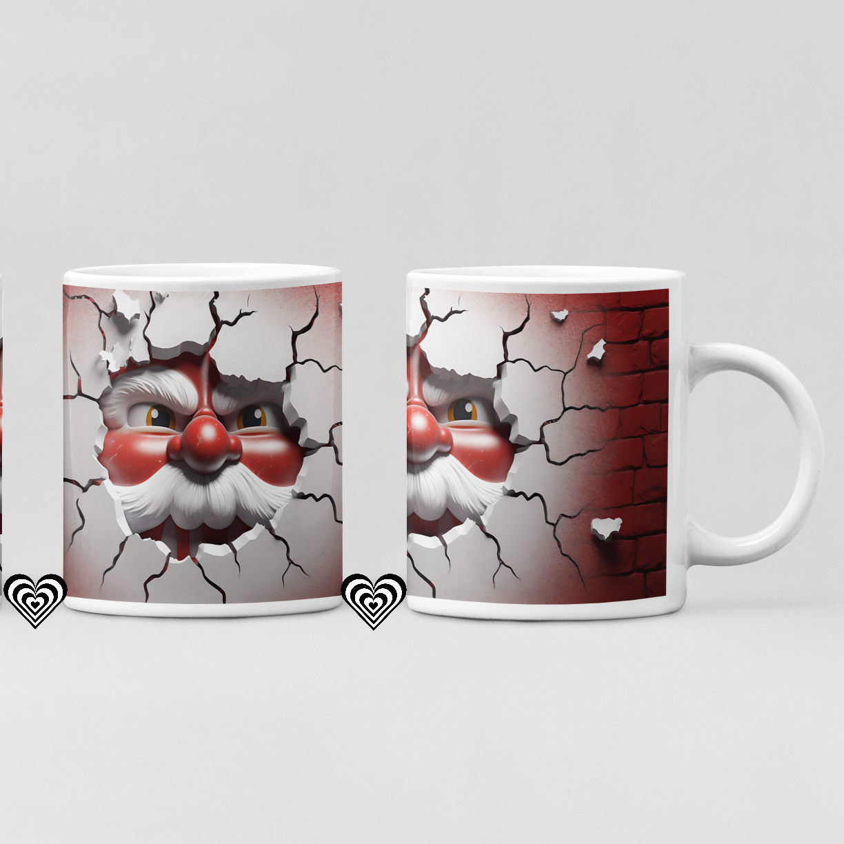 Angry Santa 3D Mug