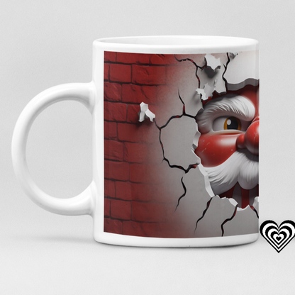 Angry Santa 3D Mug