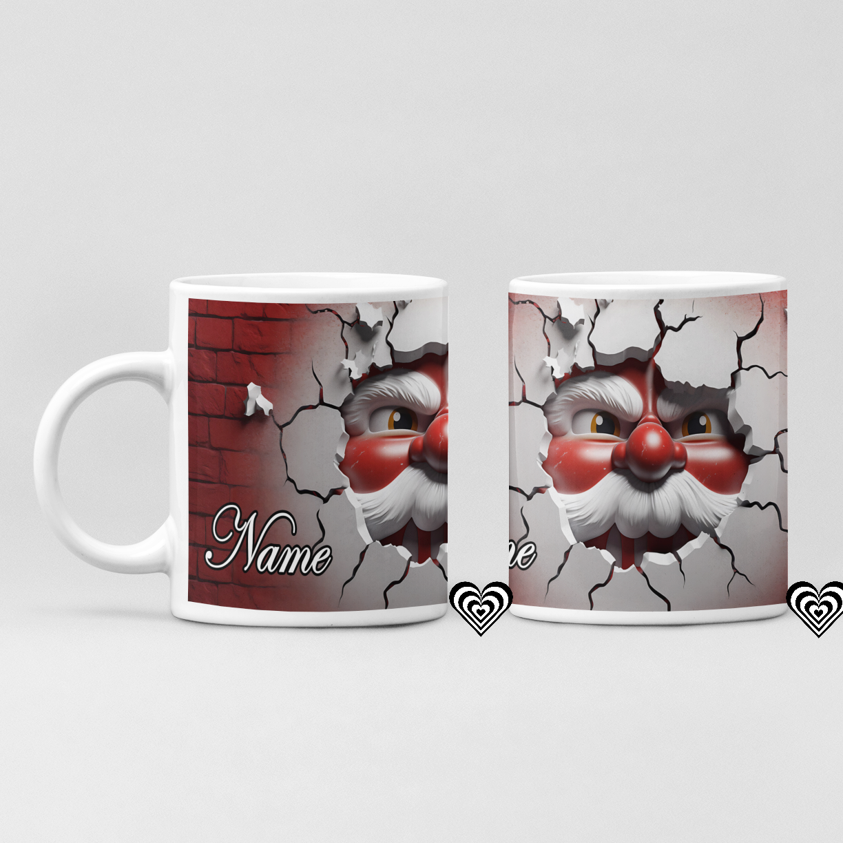 Angry Santa 3D Mug