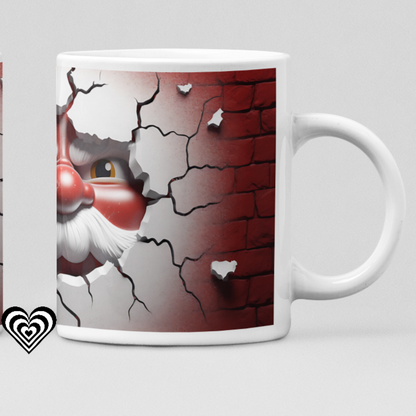 Angry Santa 3D Mug