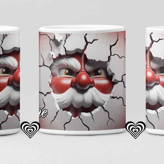 Angry Santa 3D Mug