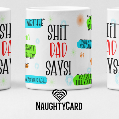 Funny Fathers Day Gift From Naughty Card at naughtycard.co.uk