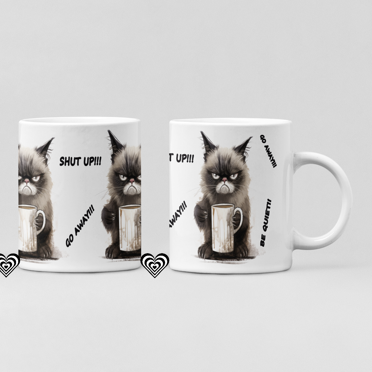 Grumpy Cat Gift Mug Cat Mug From Naughty Card