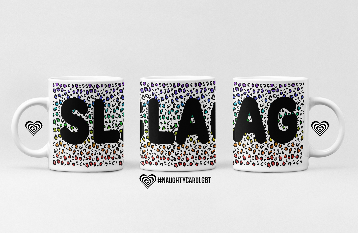 Slag Mug - Gay Pride - Queer Mug Leopard Print