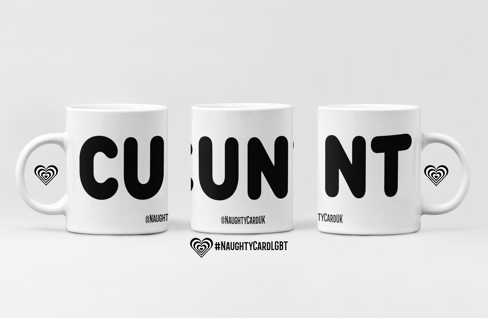 Swearing C bomb adult mug from naughty card naughtycarduk