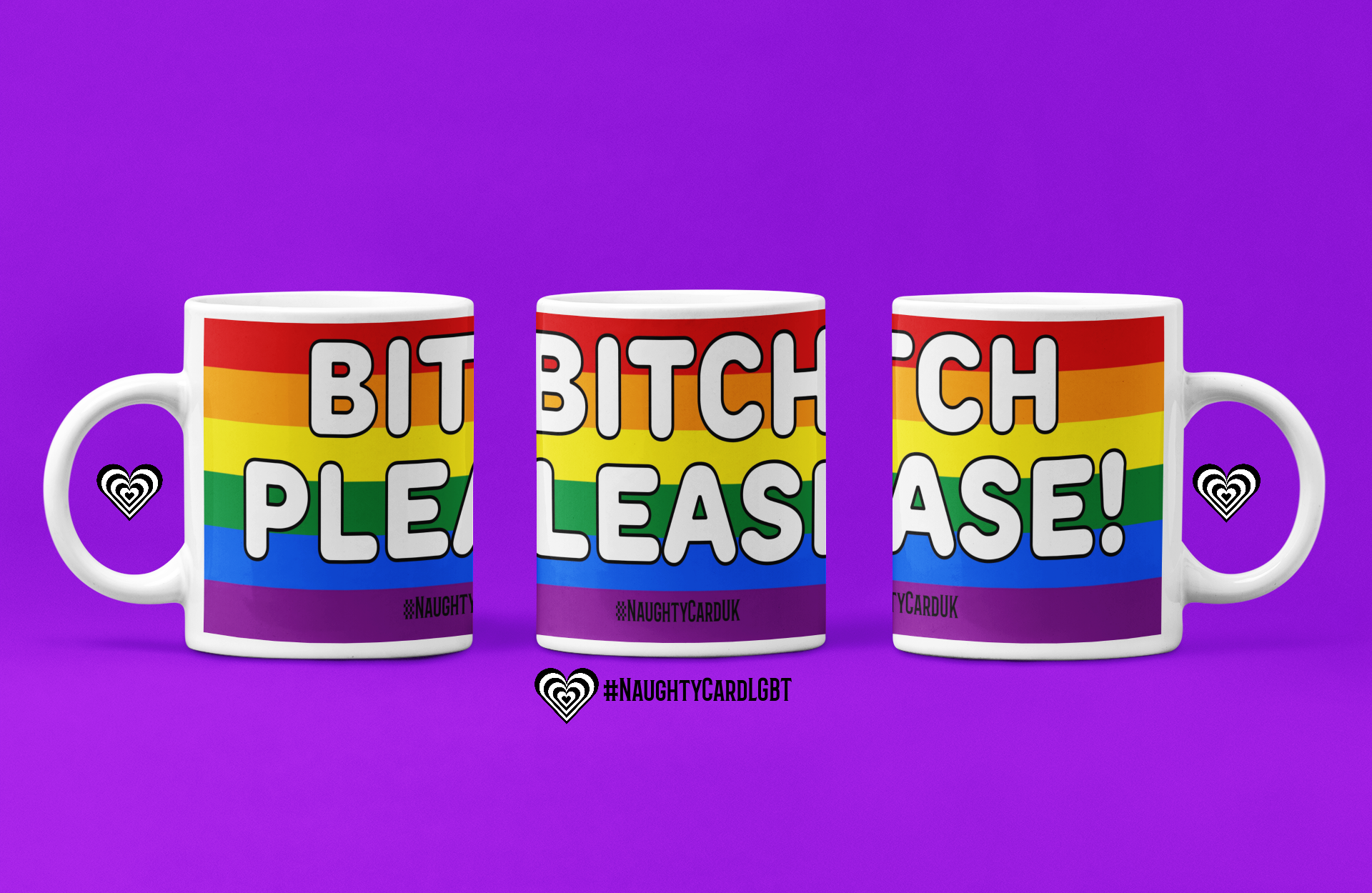 gay pride mug from naughtycard Bitch Please Mug - 