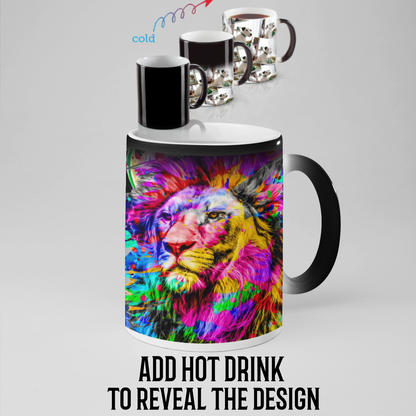 F OFF Mug (rainbow leopard print)