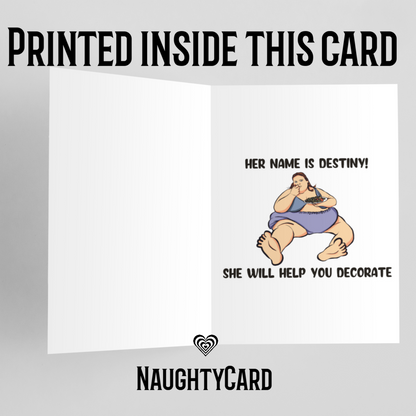 Stripper, Funny Birthday Card