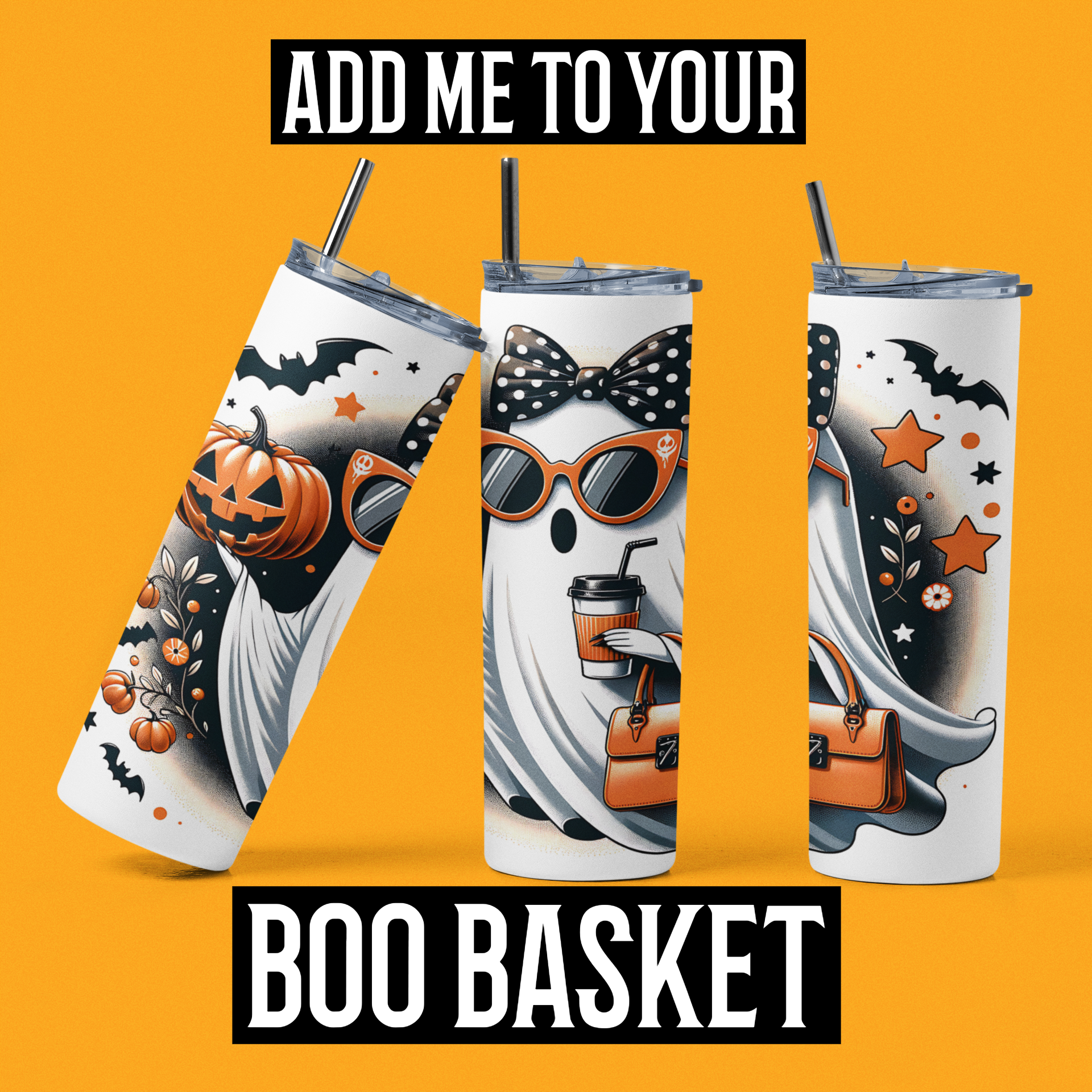 personalised Halloween tumbler