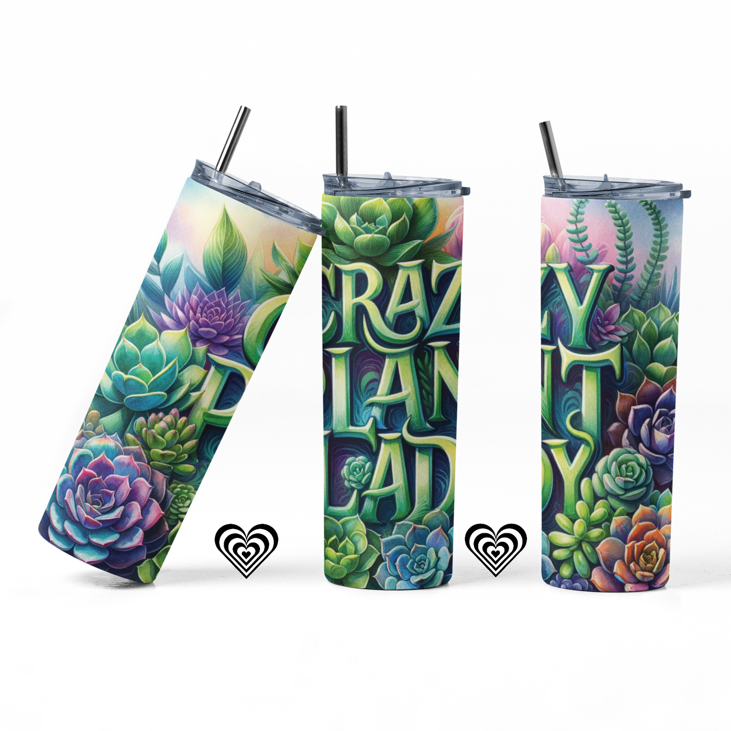 Crazy Plant Lady Thermal Skinny Tumbler