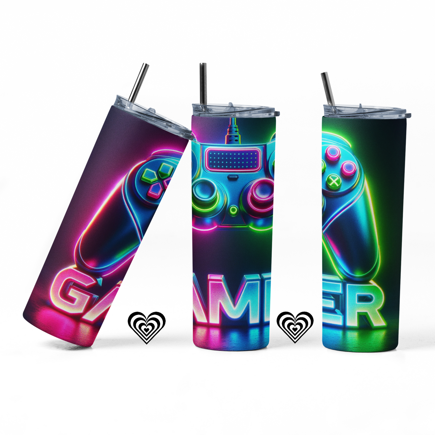 Gamer Thermal Skinny Tumbler