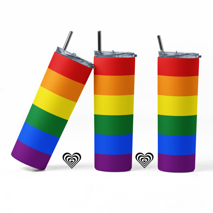 LGBTQ Thermal Skinny Tumbler