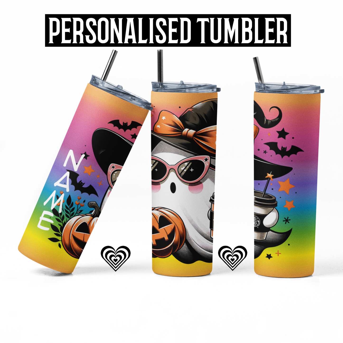 Halloween Thermal Skinny Tumbler 20 OZ