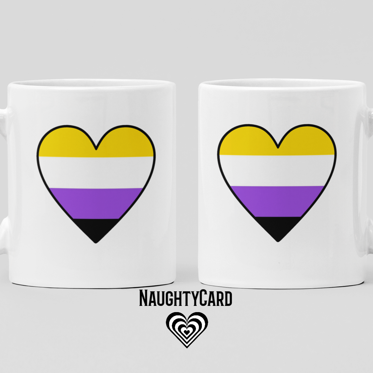 Non Binary Pride Mug front and back