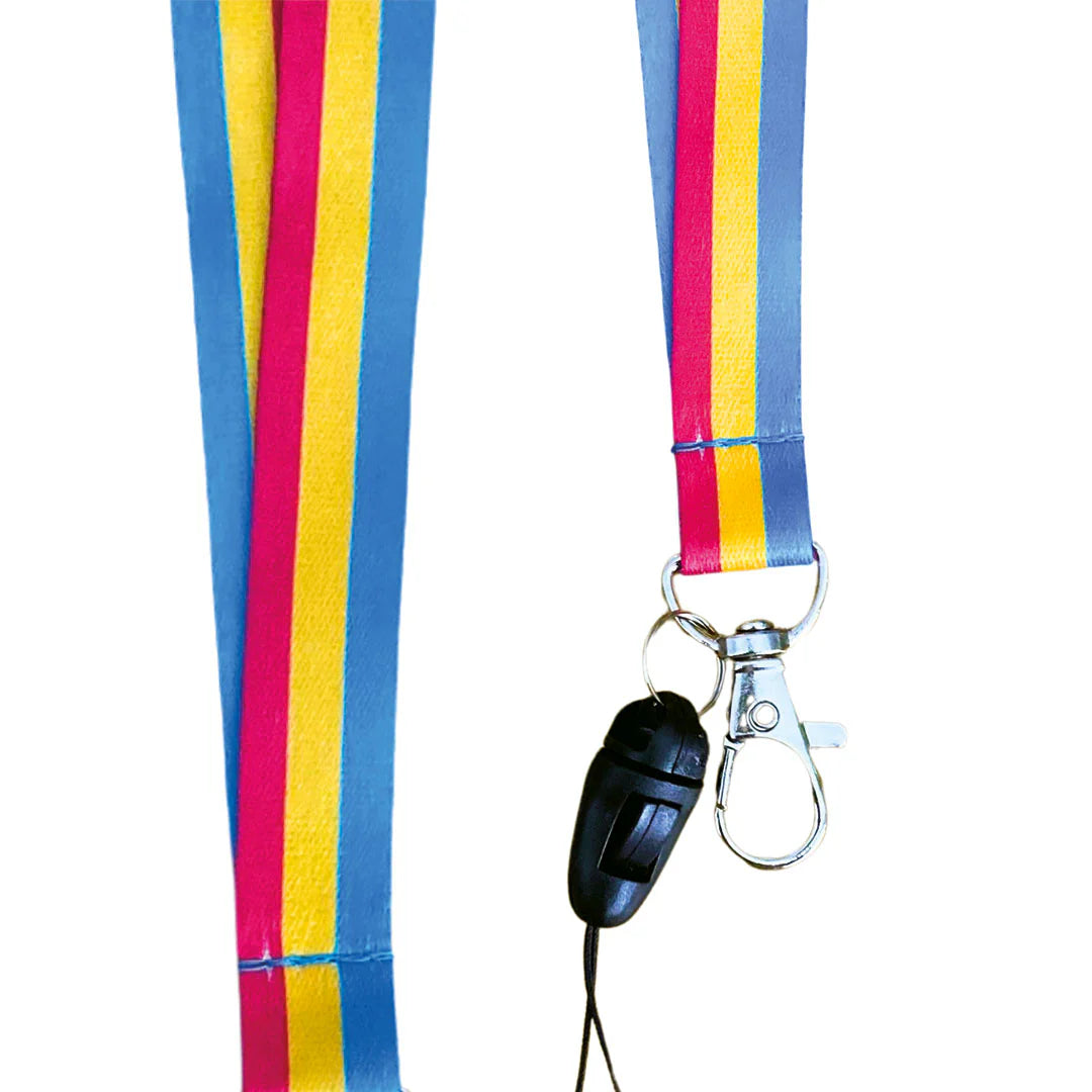 Pansexual colour lanyard from NaughtyCard