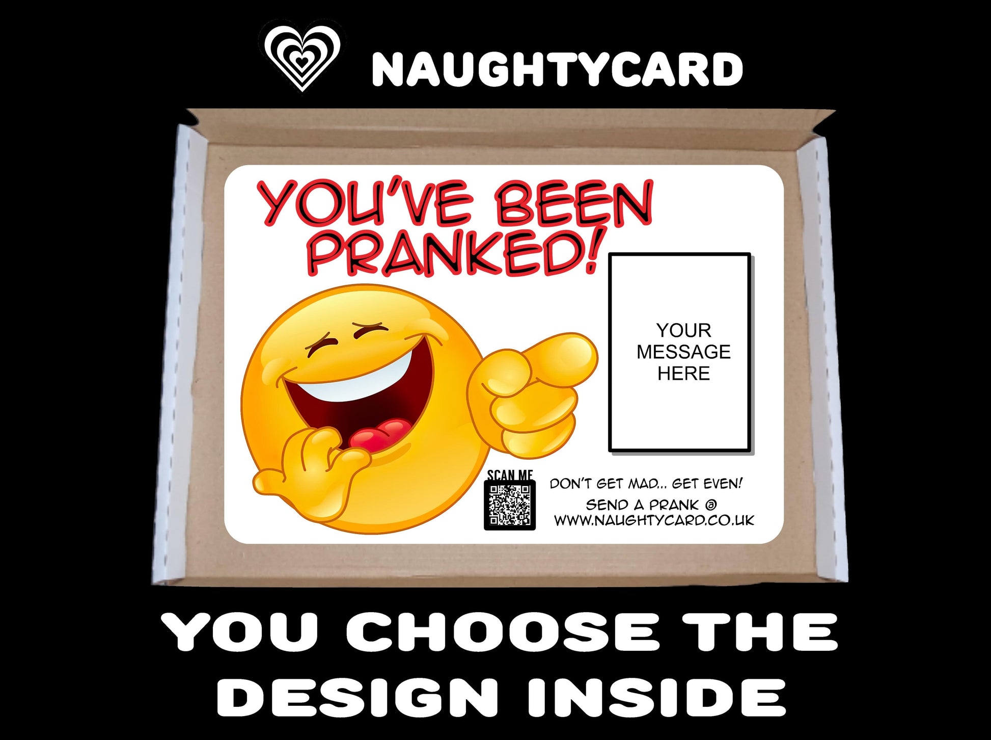 Pranked prank post inside view from naughtycard.