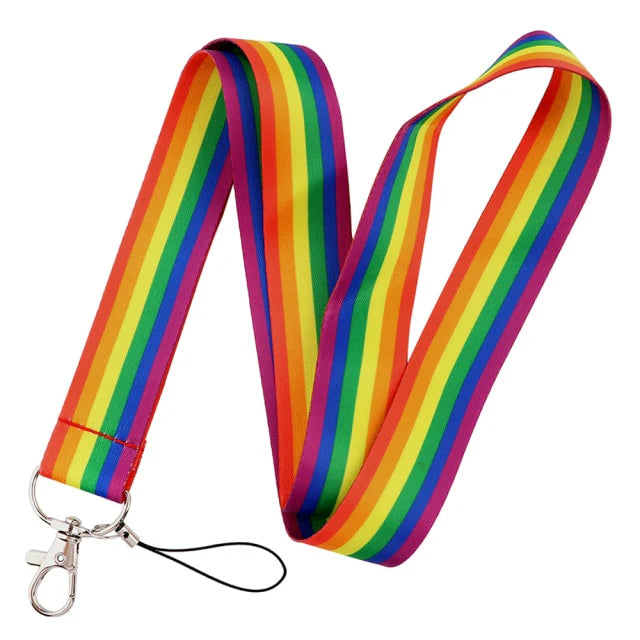 6 Colour LGBT Lanyard