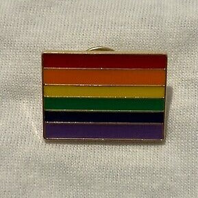 Gay Pride Enamel Badge