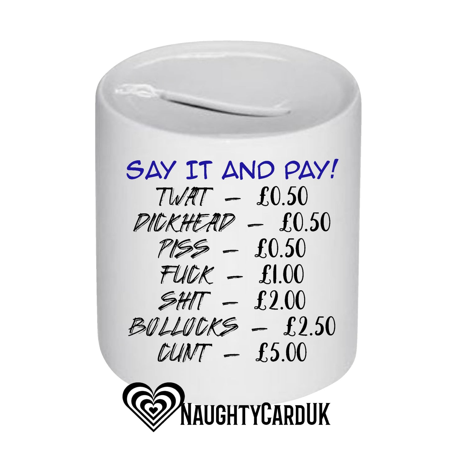 Personalised Swear Jar