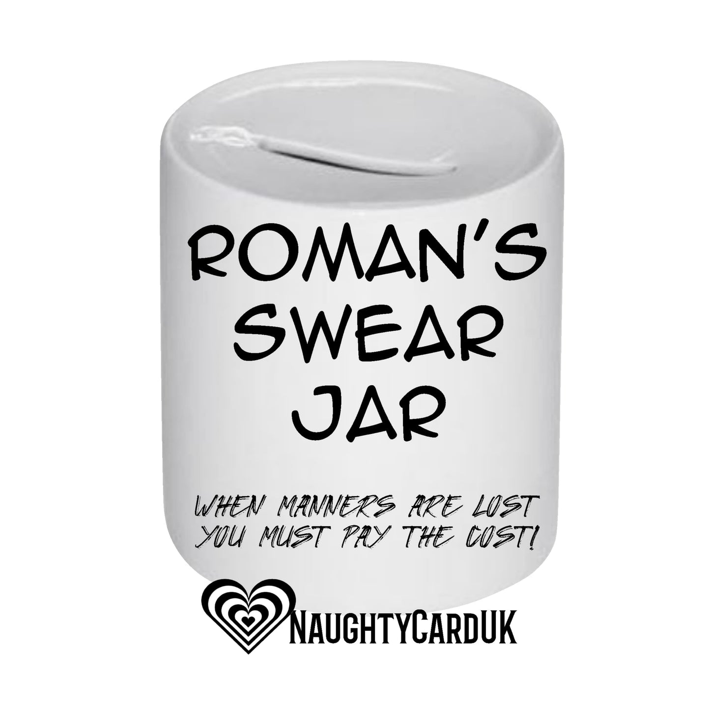 Personalised Swear Jar