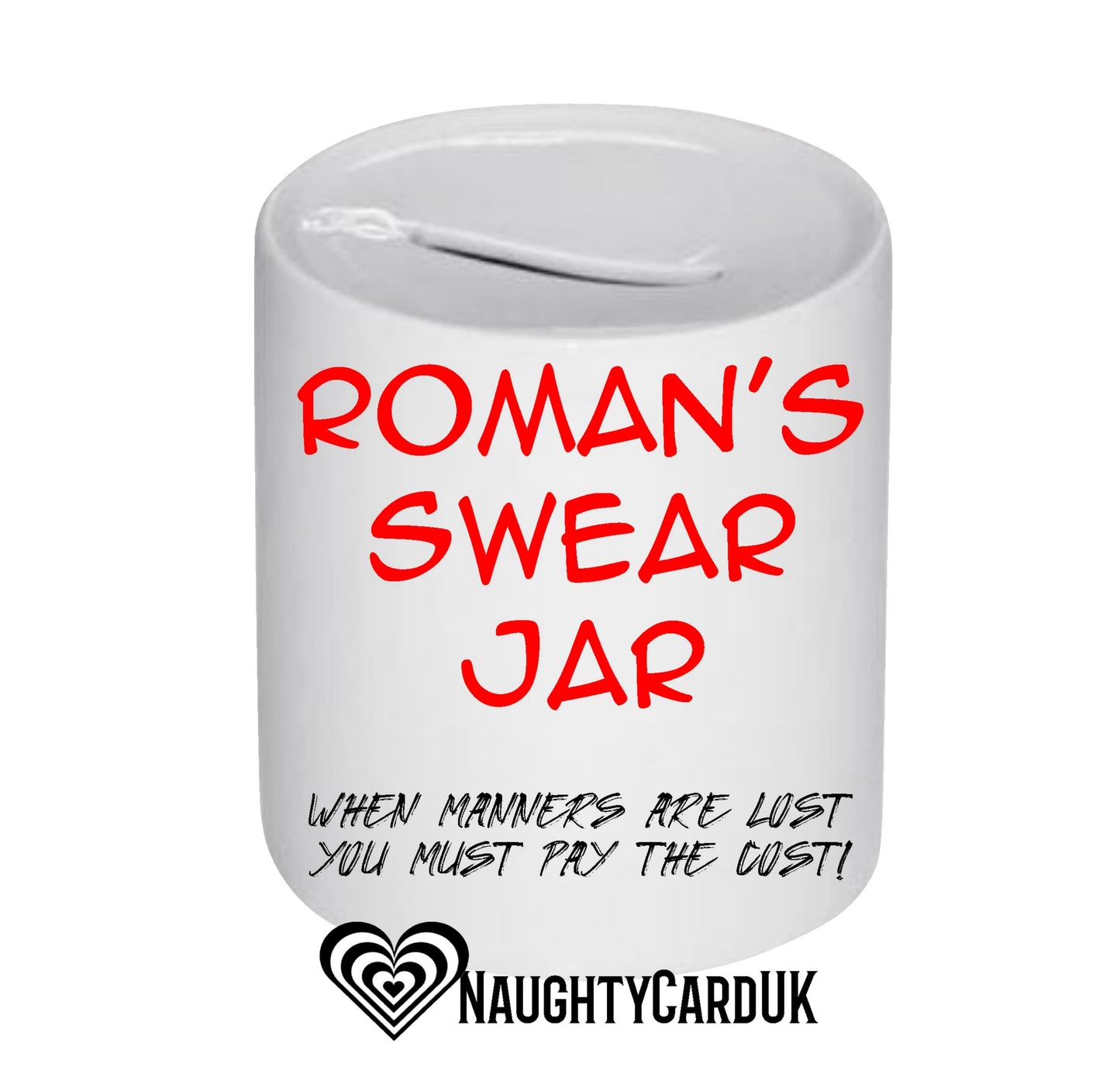 Personalised Swear Jar