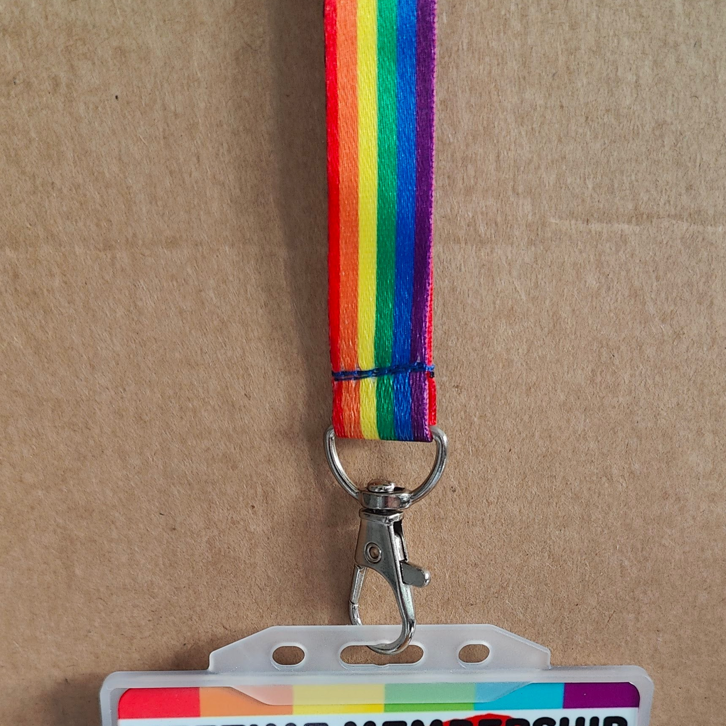 6 Colour LGBT Lanyard