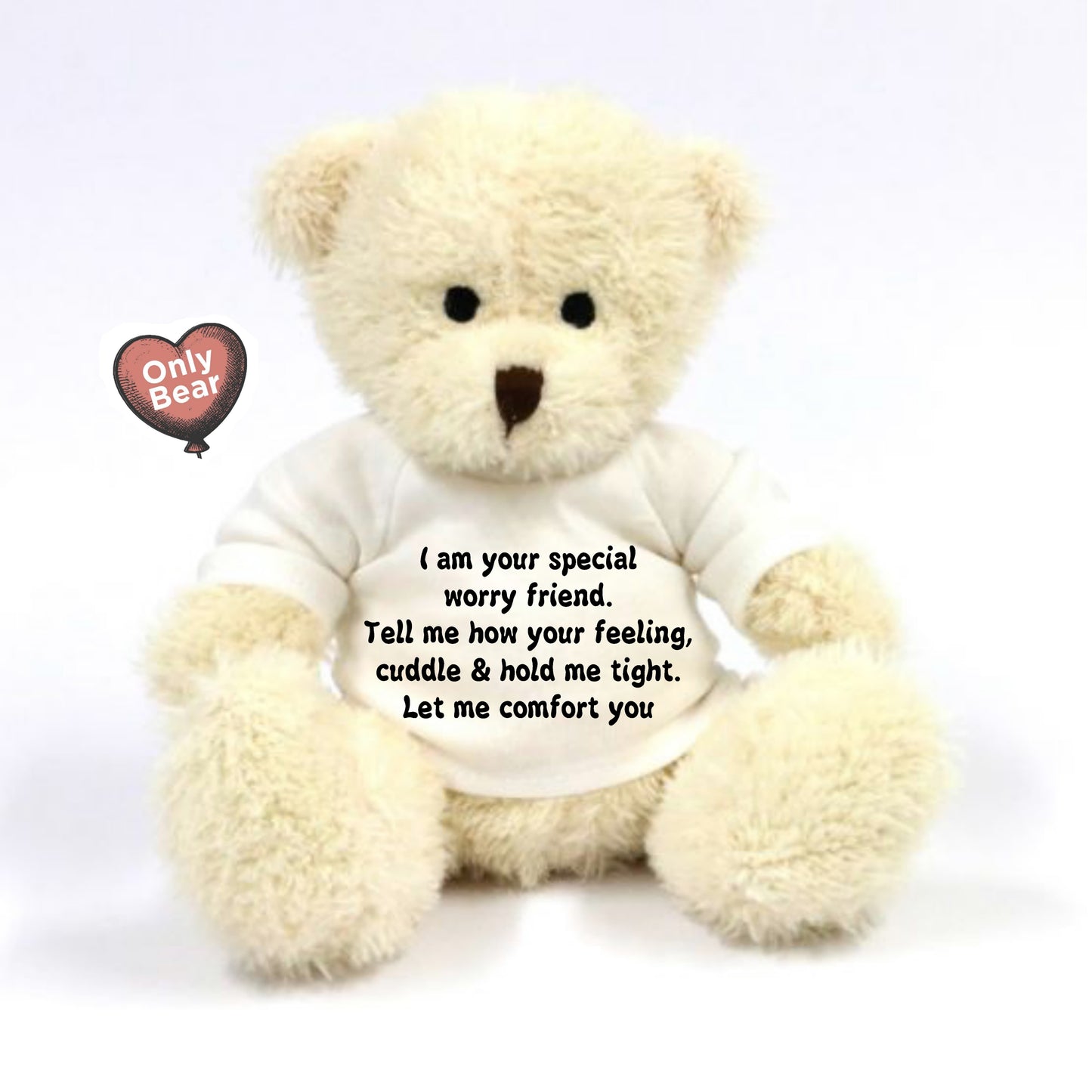 Worry Bear from Only Bear - Hug those worrys and fears away