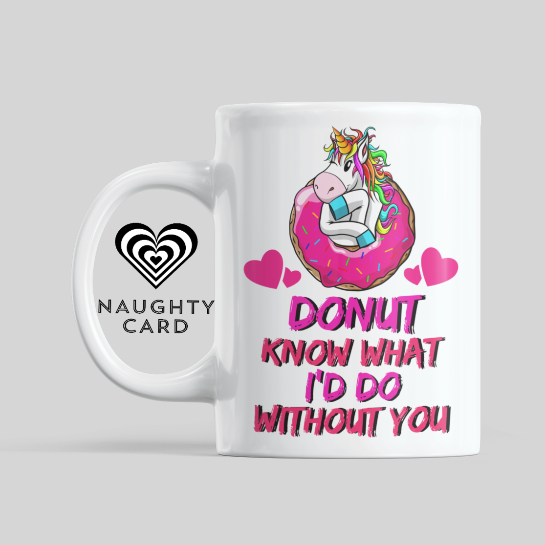 Gift for her Funny Unicorn mug from NaughtyCard. Designed for adults this is the perfect office birthday gift. Leaving Gift and ideal for secret Santa. Christmas Gift. 