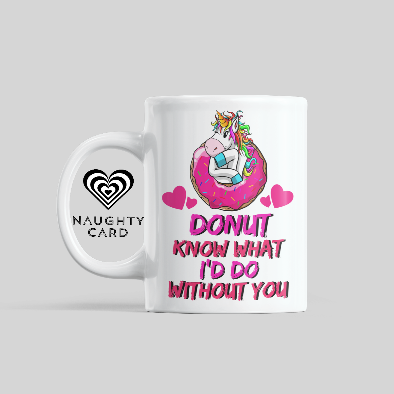 Valentines Gift. Love Mug. Funny Unicorn mug from NaughtyCard. Designed for adults this is the perfect office birthday gift. Leaving Gift and ideal for secret santa