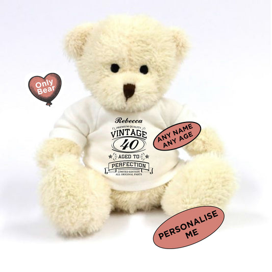 Vintage Birthday Bear